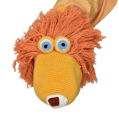 Roar with Joy – Crochet Lion Puppet for Storytelling & Playtime