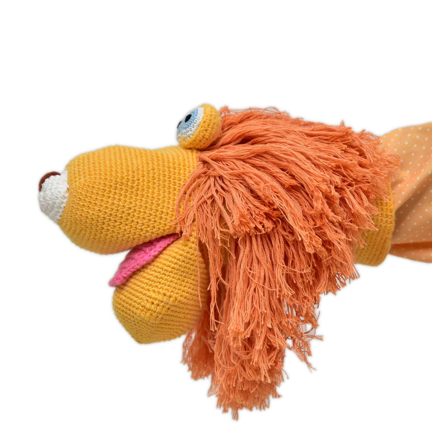 Roar with Joy – Crochet Lion Puppet for Storytelling & Playtime