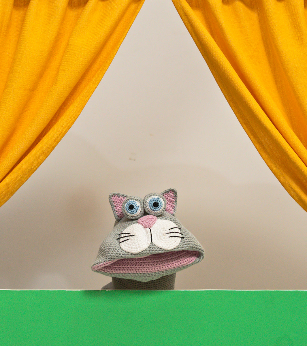 Crochet Mimi the Cat Puppet – Soft, Handmade Fun for Storytelling & Play