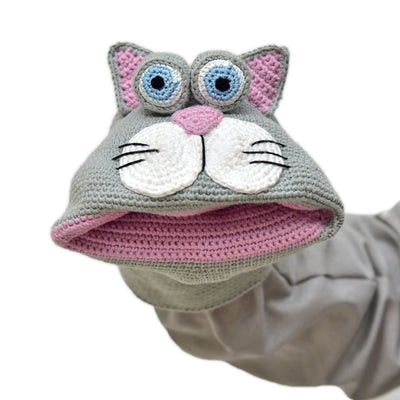 Crochet Mimi the Cat Puppet – Soft, Handmade Fun for Storytelling & Play