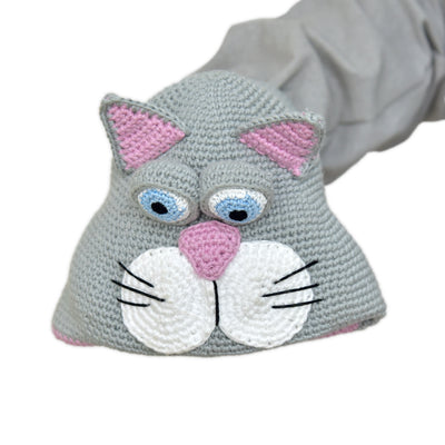 Crochet Mimi the Cat Puppet – Soft, Handmade Fun for Storytelling & Play