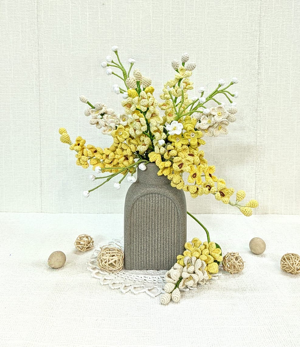 Elegant Handmade Crochet Lilac Flowers | Perfect for Gifts & Decor