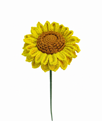 Sunshine in a Stitch | Handmade Crochet Sunflowers for Gifts
