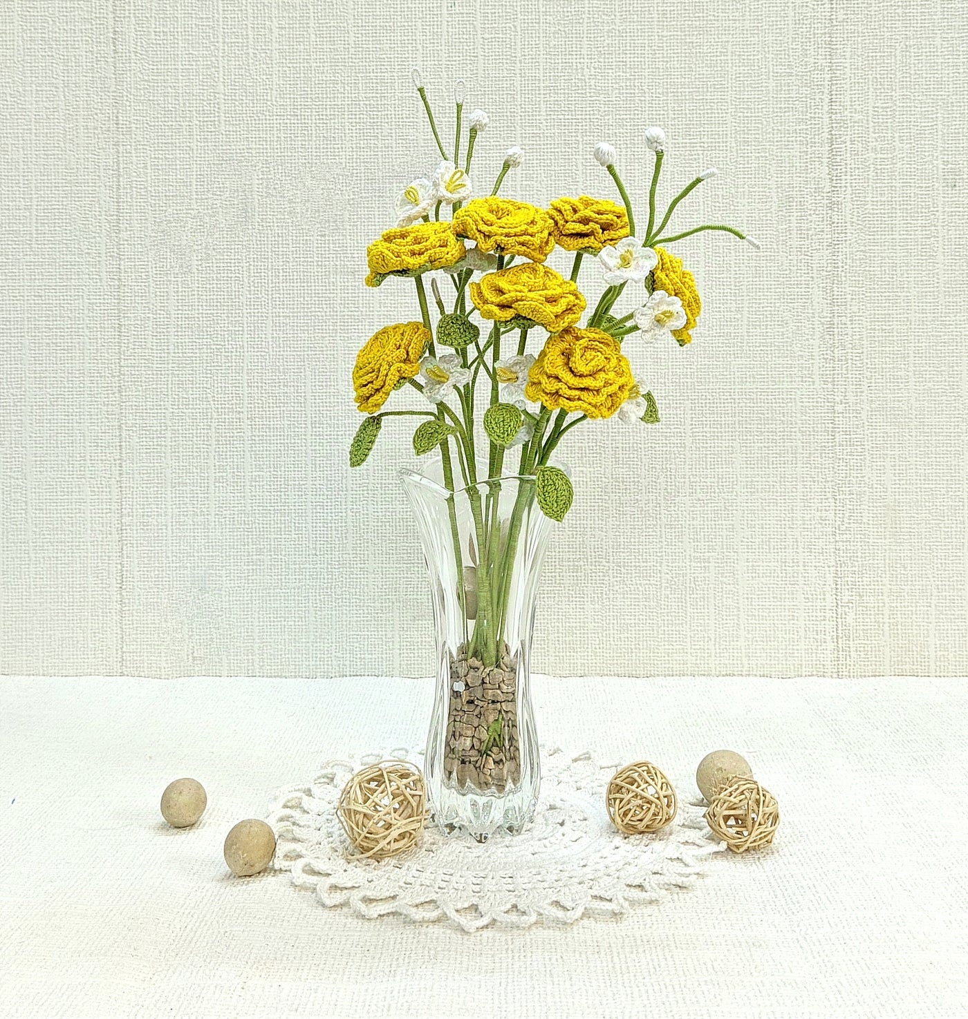 Timeless Crochet Roses | Eco-Friendly Handmade Flower Decor