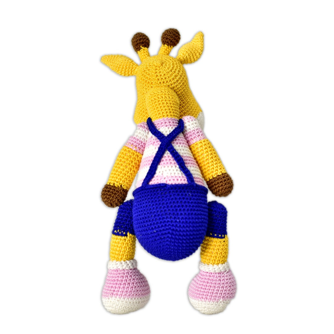 Handmade Crocheted Naughty Giraffe Soft Toy – Adorable & Unique Gift