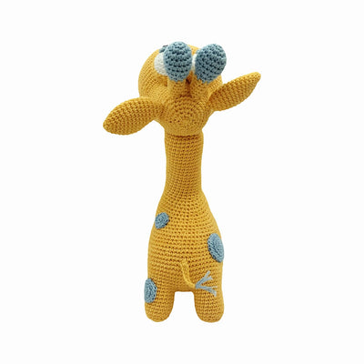 Zaffy Zafra Giraffe: Unique Handmade Crochet Soft Toy for Gifts