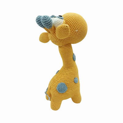 Zaffy Zafra Giraffe: Unique Handmade Crochet Soft Toy for Gifts