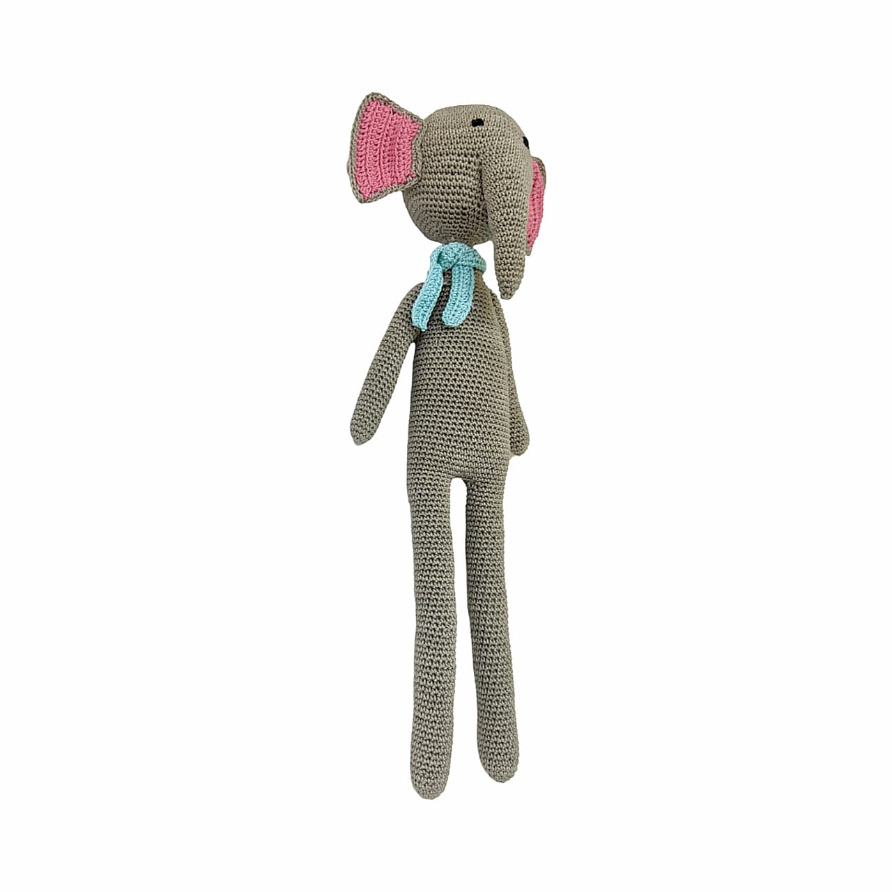 Handmade Earl the Elephant - Soft Crocheted Toy for Snuggles