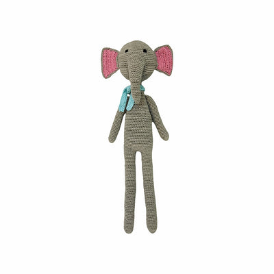 Handmade Earl the Elephant - Soft Crocheted Toy for Snuggles