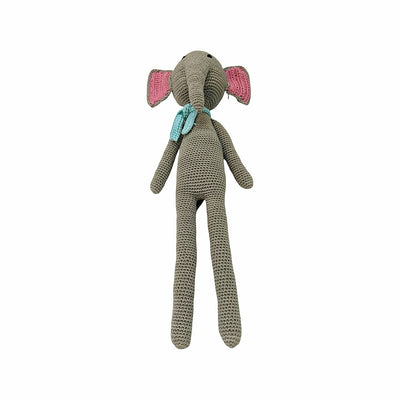 Handmade Earl the Elephant - Soft Crocheted Toy for Snuggles