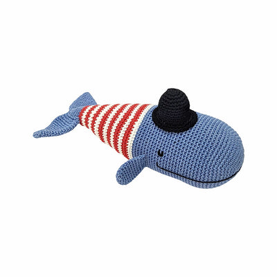 Flynn the Whale - Handmade Crocheted Soft Toy for All Ages