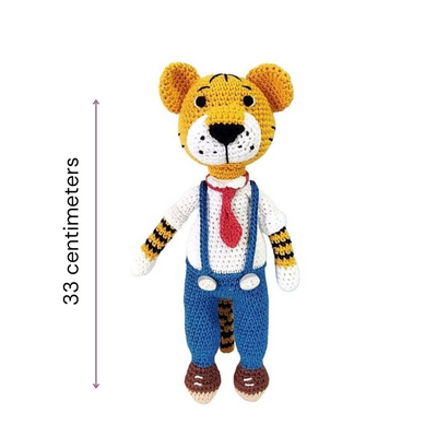 Cuddly Handmade Rocky Tiger – Crocheted Soft Toy for All Ages