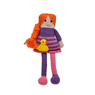 Handmade Crocheted Dolls - Quacks the Doll | Perfect for Collectors