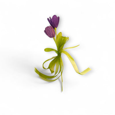 Elegant Crochet Tulip Bouquet – A Timeless & Unique Gift Idea