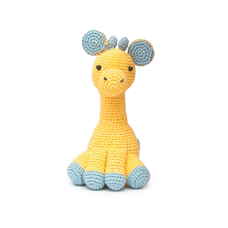 Handcrafted Amigurumi Clever Giraffe